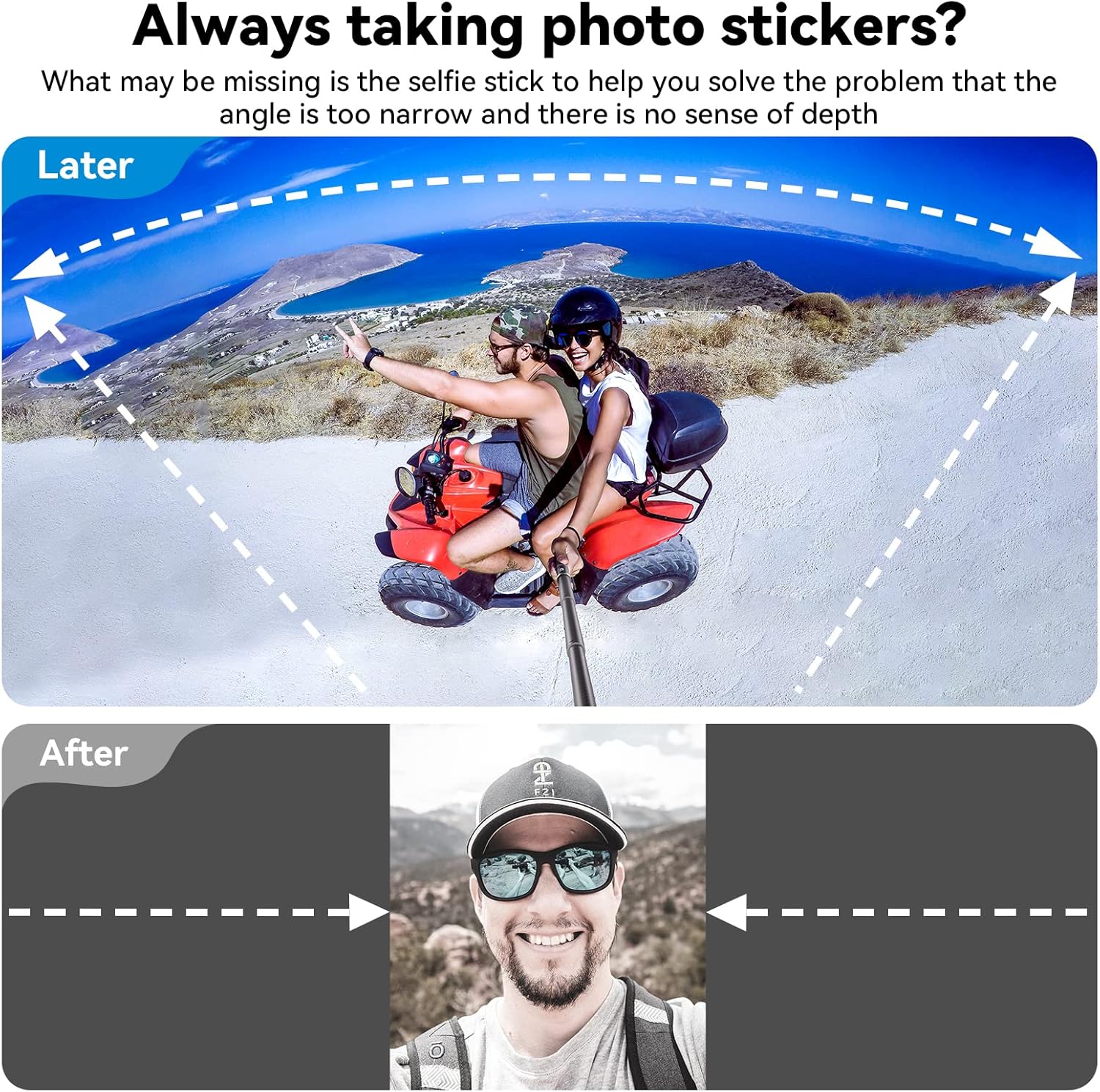 Panoramic GoPro Selfie Stick