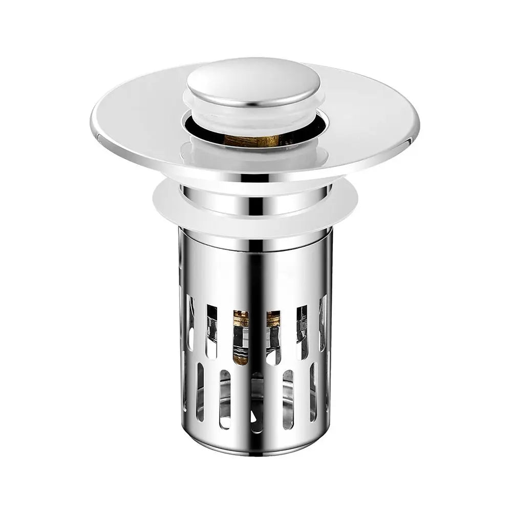Sink Drain Stopper with Anti-Clog Filter and Trap