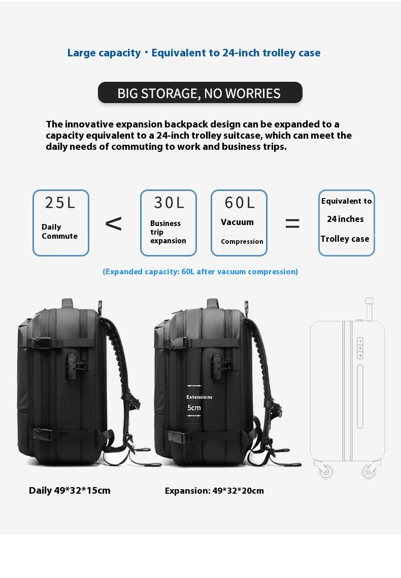 Anti-Theft Large Backpack
